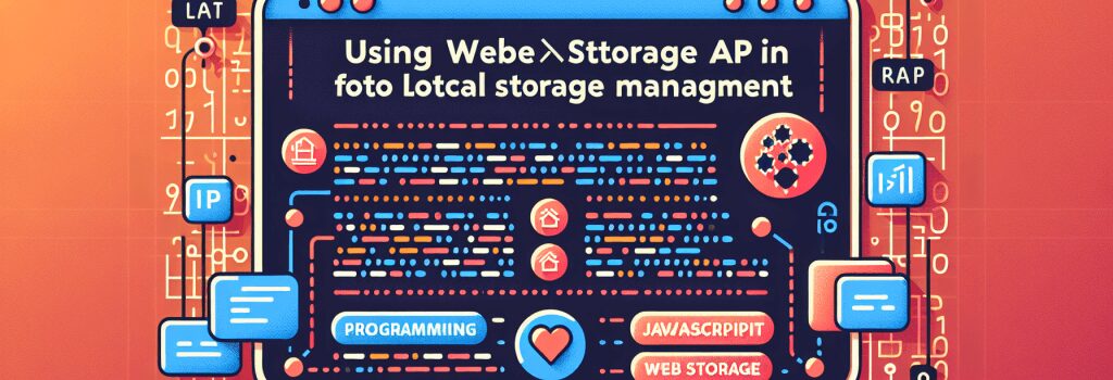 Using Web Storage API in JavaScript for Local Storage Management image