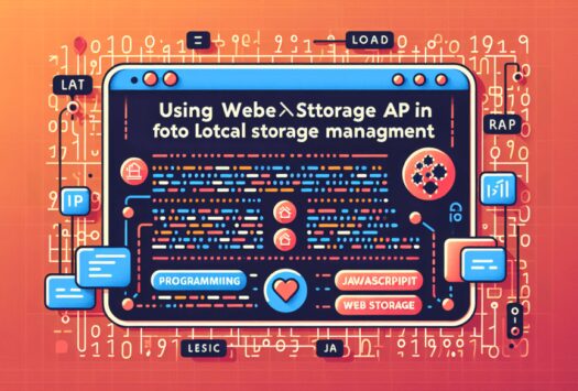 Using Web Storage API in JavaScript for Local Storage Management image