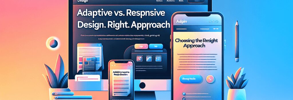 Adaptive vs. Responsive Design: Choosing the Right Approach image