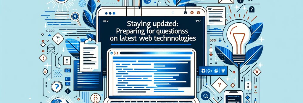 Staying Updated: Preparing for Questions on Latest Web Technologies image