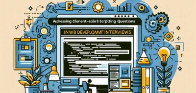 Addressing Client-Side Scripting Questions in Web Development Interviews image