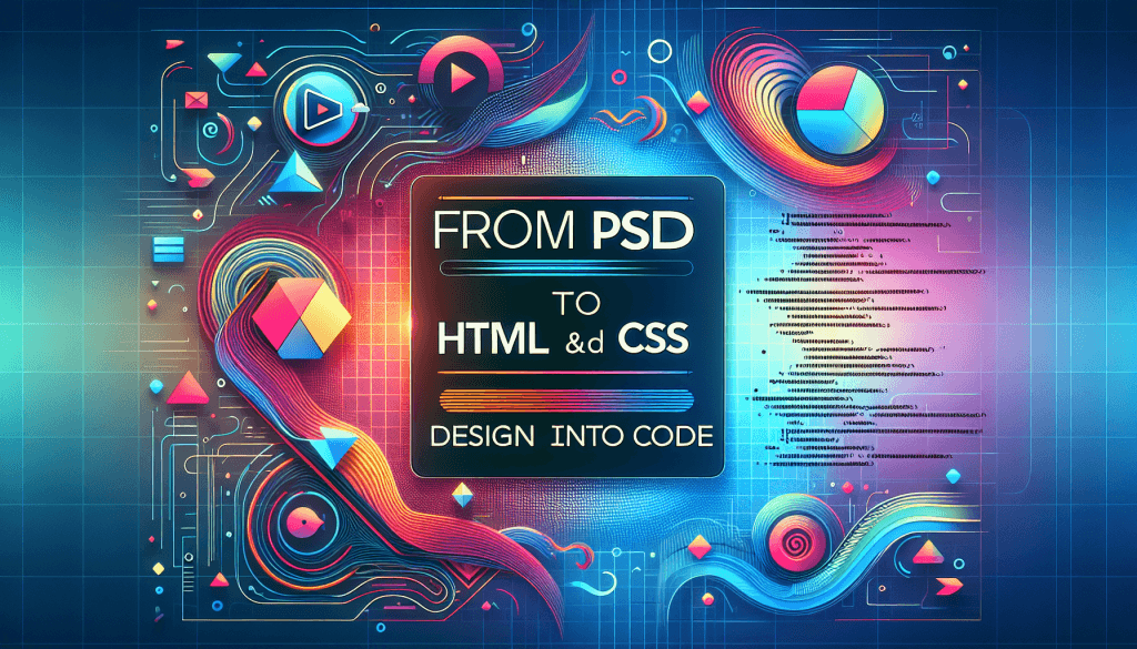 From PSD to HTML and CSS: Turning Design into Code - Web crafting code