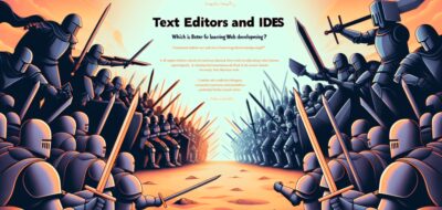 Text Editors and IDEs: Which Is Better for Learning Web Development? image