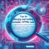 Поради з прокладанням і тестуванням вашого HTML-коду з використанням семантичних тегів image