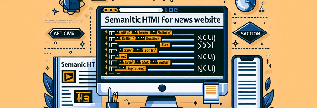 Семантичний HTML для новинних веб-сайтів: ефективна структурування контенту image