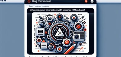 Enhancing User Interaction with Semantic HTML and Ajax image