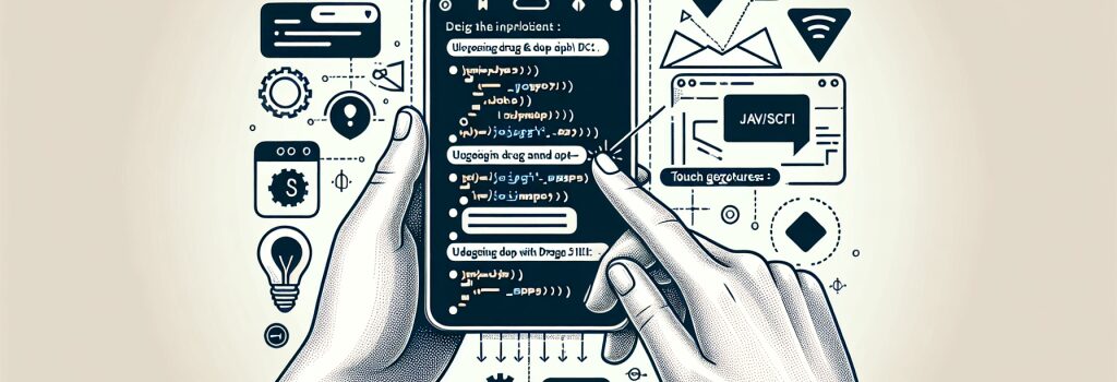 Utilizing Drag and Drop APIs with JavaScript Events for Interactive Design image