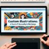 Custom Illustrations: A Touch of Personality in Web Design image