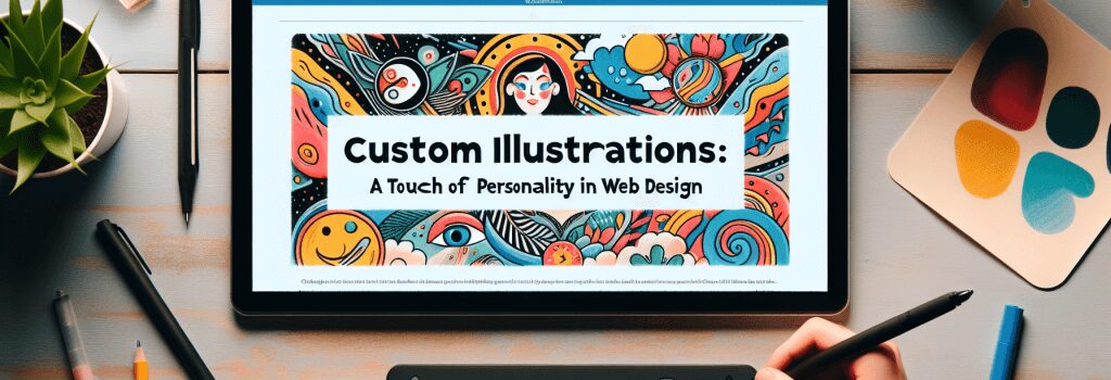 Custom Illustrations: A Touch of Personality in Web Design image