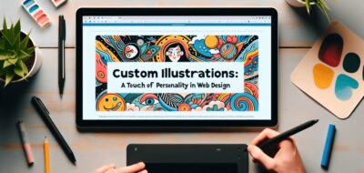 Custom Illustrations: A Touch of Personality in Web Design image