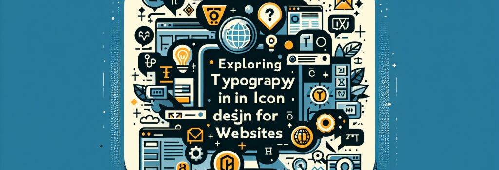 Exploring Typography in Icon Design for Websites image