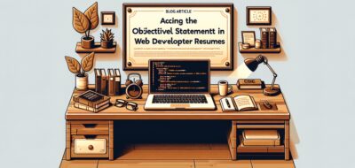 Acing the Objective Statement in Web Developer Resumes image