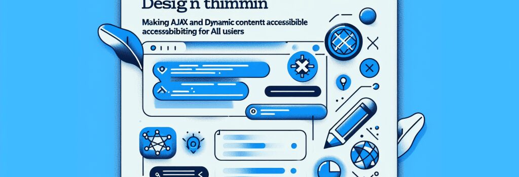 Making AJAX and Dynamic Content Accessible for All Users image