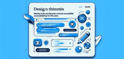 Making AJAX and Dynamic Content Accessible for All Users image