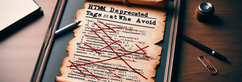 HTML Deprecated Tags and Attributes: What to Avoid image