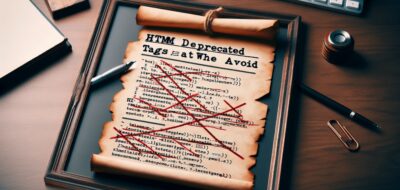 HTML Deprecated Tags and Attributes: What to Avoid image