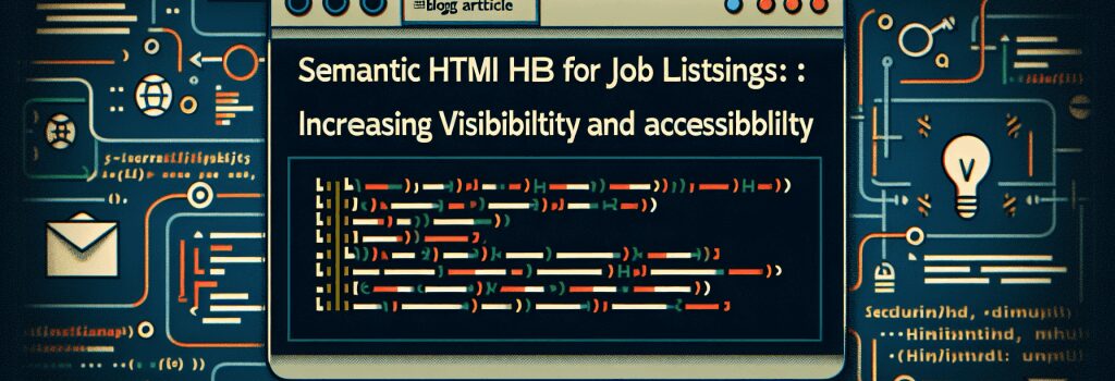 Semantic HTML for Job Listings: Increasing Visibility and Accessibility image