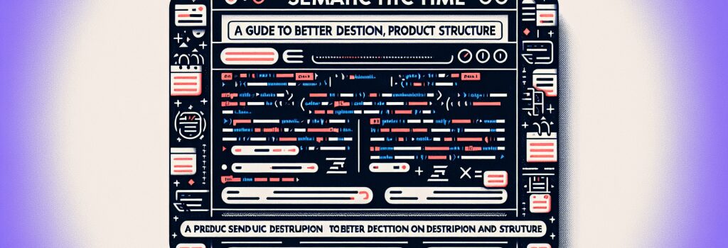 Semantic HTML for Product Pages: A Guide to Better Description and Structure image