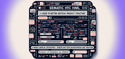 Semantic HTML for Product Pages: A Guide to Better Description and Structure image