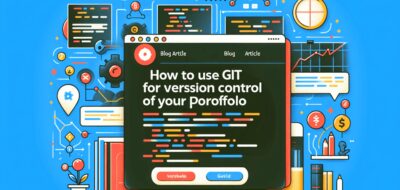 How to Use Git for Version Control of Your Portfolio image