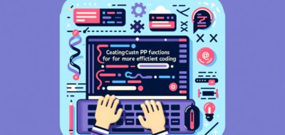 Creating Custom PHP Functions for More Efficient Coding image