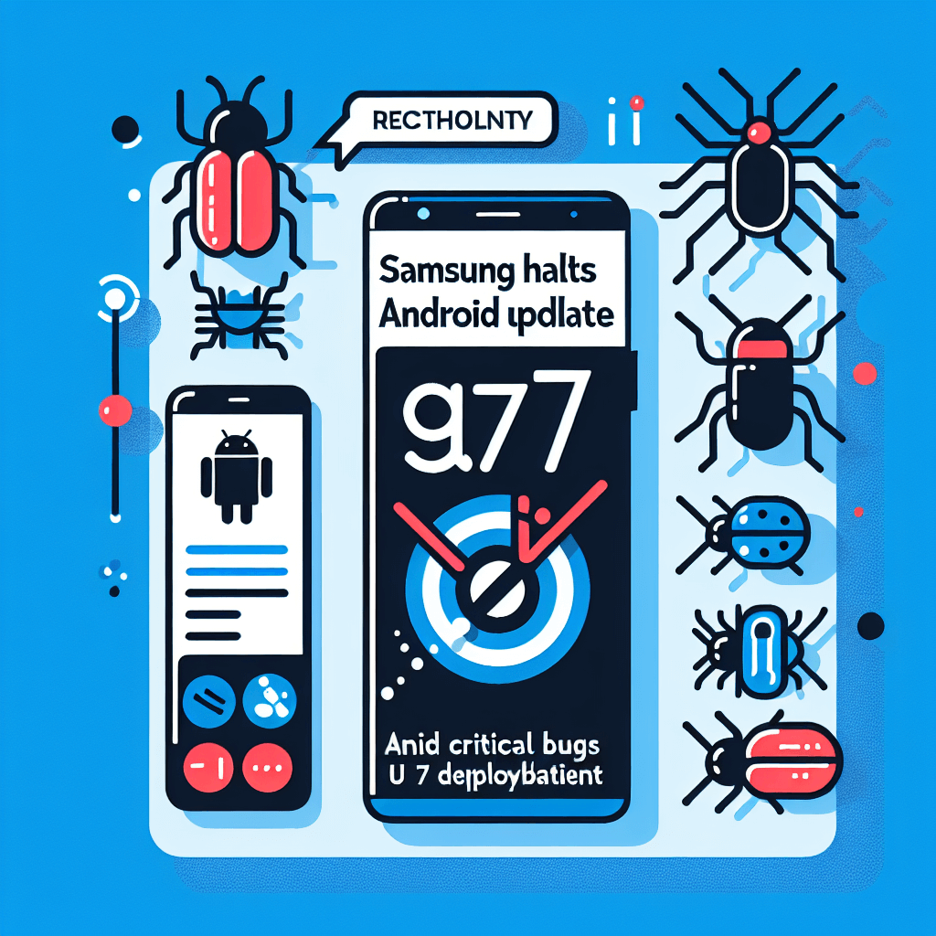 Samsung Pauses Android 15 Update Due to Bugs - Web crafting code
