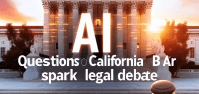AI Questions on California Bar Exam Spark Legal Debate image