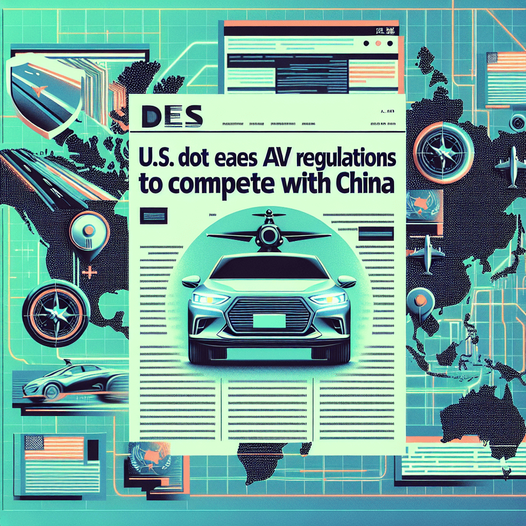 U.S. DOT Eases AV Regulations to Compete with China - Web crafting code