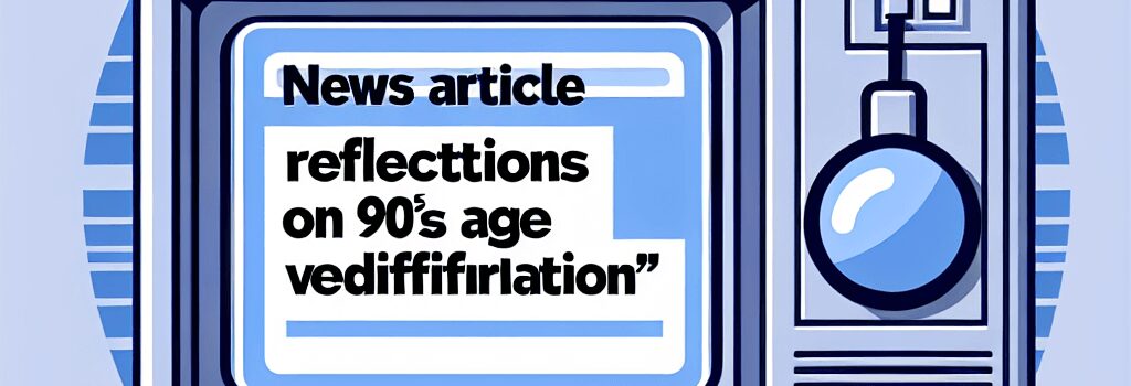 Modern Reflections on ’90s Age Verification image