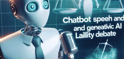 Chatbot Speech and Generative AI Liability Debate image