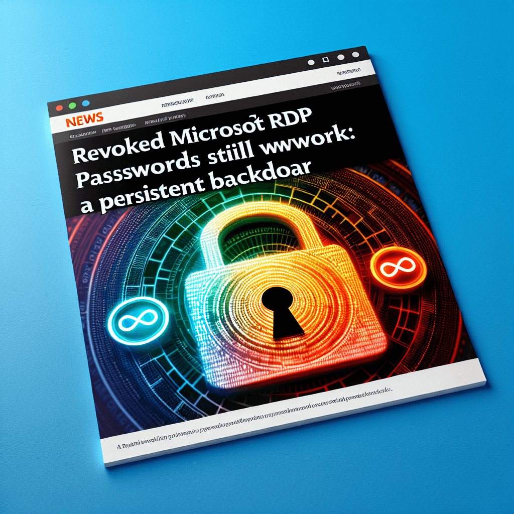Revoked Microsoft RDP Passwords Still Work: A Persistent Backdoor - Web ...