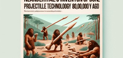 Neanderthals’ Invention of Bone Projectile Technology 80,000 Years Ago image