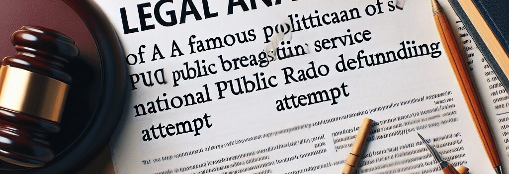 Legal Analysis of Trump’s PBS and NPR Defunding Attempt image
