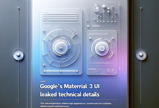 Google’s Material 3 UI Leaked Before I/O 2025: Technical Details image