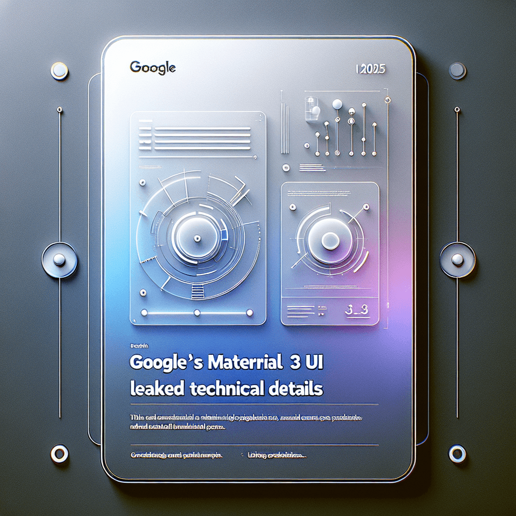 Google's Material 3 UI Leaked Before I/O 2025: Technical Details - Web ...