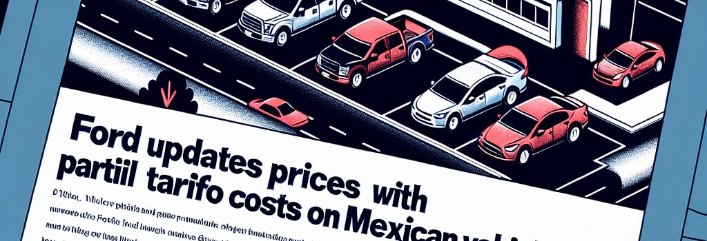 Ford Updates Prices with Partial Tariff Costs for Mexican Vehicles image