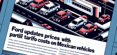 Ford Updates Prices with Partial Tariff Costs for Mexican Vehicles image