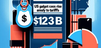 US Gadget Costs Rise $123B Annually Due to Trump Tariffs image