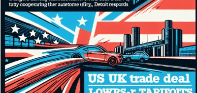 US-UK Trade Deal Lowers Car Tariffs, Detroit Responds image