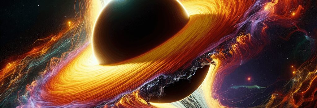 Giant Star Shredded by Off-Center Black Hole image