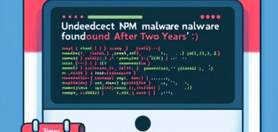Undetected NPM Malware Found After Two Years image