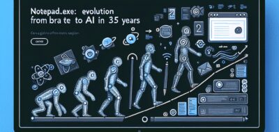 Notepad.exe: Evolution from Bare to AI in 3.5 Years image