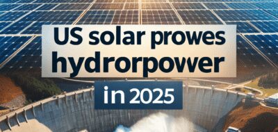 US Solar Power Surpasses Hydropower in 2025 image