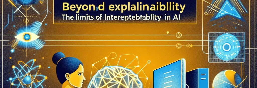 Beyond Explainability: The Limits of Interpretability in AI image