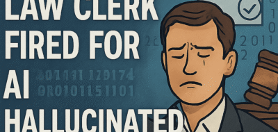 Unlicensed Law Clerk Fired for AI-Hallucinated Citation image
