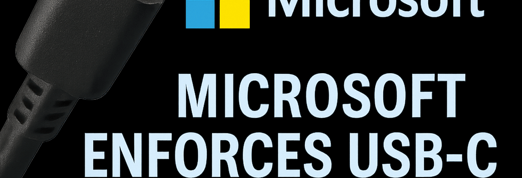 Microsoft Enforces USB-C Standard on Windows PCs image