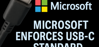 Microsoft Enforces USB-C Standard on Windows PCs image