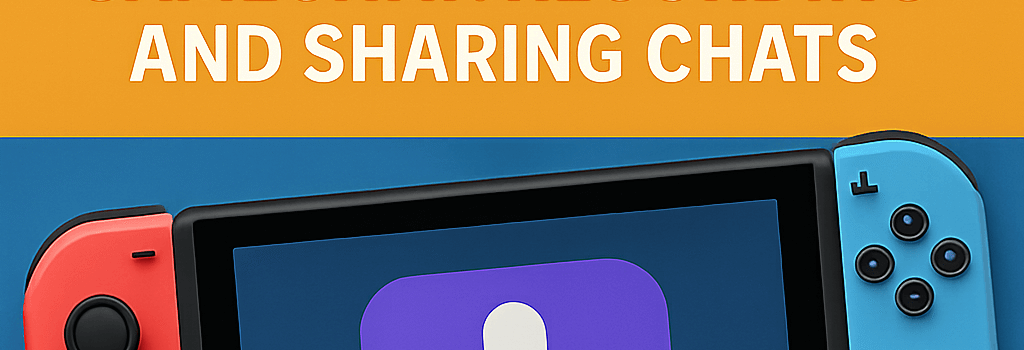 Nintendo Switch 2 GameChat: Recording and Sharing Chats image