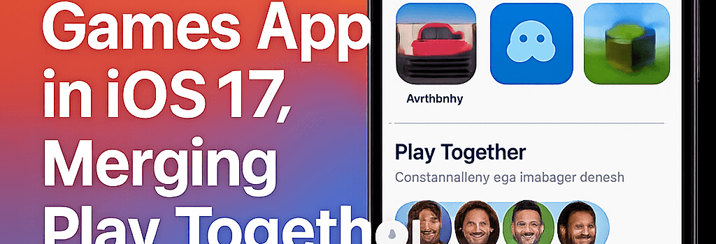 Apple Launches Games App in iOS 17, Merging Play Together and Game Center image