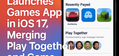 Apple Launches Games App in iOS 17, Merging Play Together and Game Center image